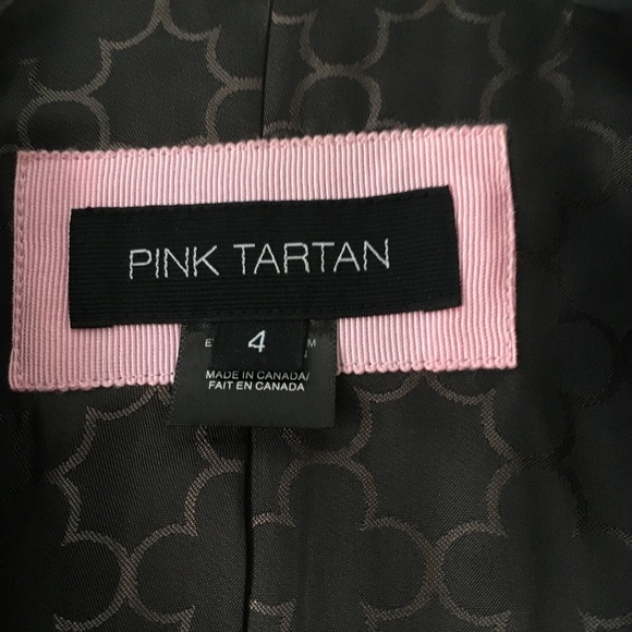 Pink Tartan black cocktail suit - Picture 5 of 11